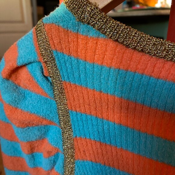 Smythe striped puff sleeve sweater - Picture 5 of 9